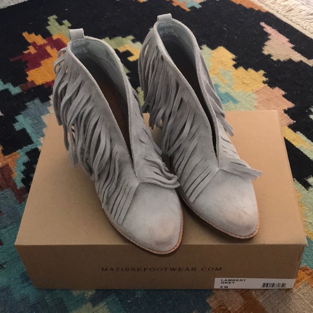 Coconuts by Matisse NWT Lambert Grey Booties Sz 8